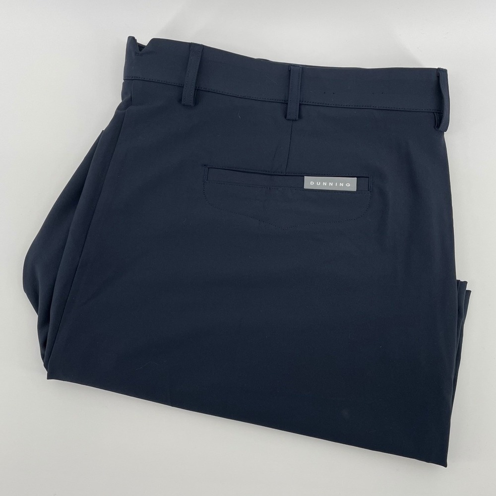 Dunning Men's Navy Blue Performance Golf Shorts Size 42 Stretch Tech Fabric
